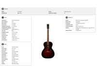 Gretsch JD Concert MAH WPG CHRY BRST Gretsch JD Concert MAH WPG CHRY BRST